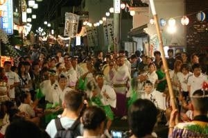 つるぎ町夏まつり 阿波踊り大会