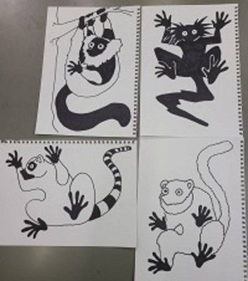 飼育員のお絵描き教室