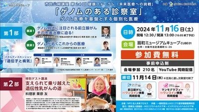 第24回健康フォーラム「未来医療への挑戦」