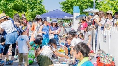 キッズフリマ@東雲公園