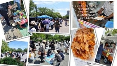 西葛西「新田6号公園」フリーマーケット（7月）