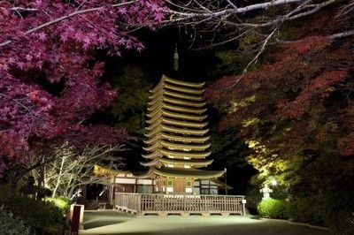 談山神社 紅葉ライトアップ