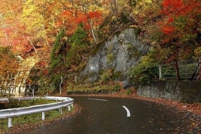 【紅葉・見ごろ】坂梨峠