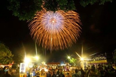 第77回指宿温泉祭 花火大会