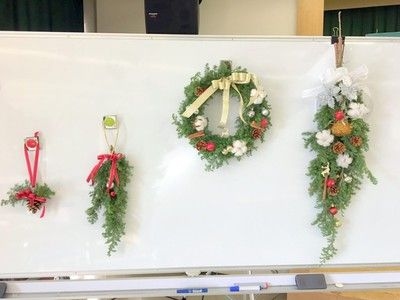 クリスマスリース作り講習会