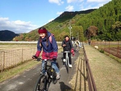 耶馬渓紅葉のサイクリングツアー