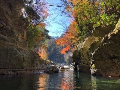 紅葉パックラフト体験IN世古峡