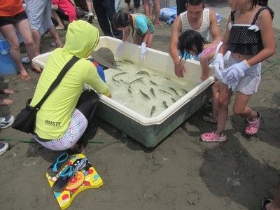 白里海水浴場　海の日イベント