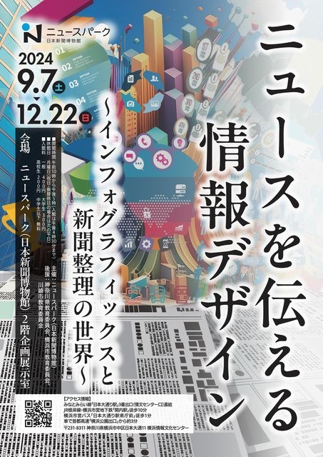 企画展「ニュースを伝える情報デザイン～インフォグラフィックスと新聞整理の世界」