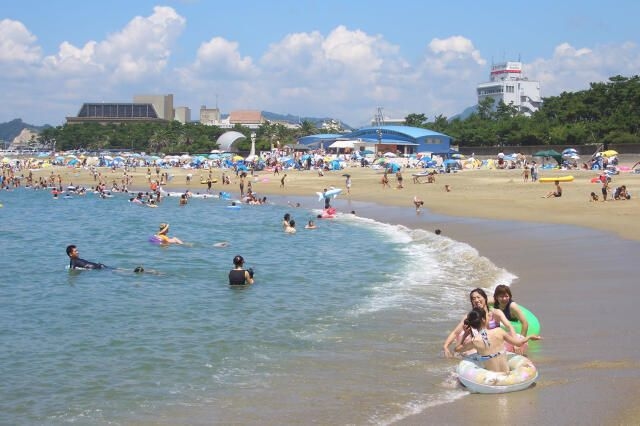 【海水浴】田辺扇ヶ浜海水浴場