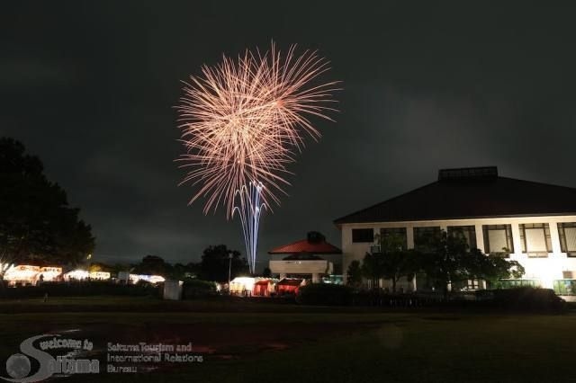 さいたま市花火大会　岩槻文化公園会場