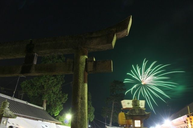 都美恵神社祇園祭　奉納花火大会