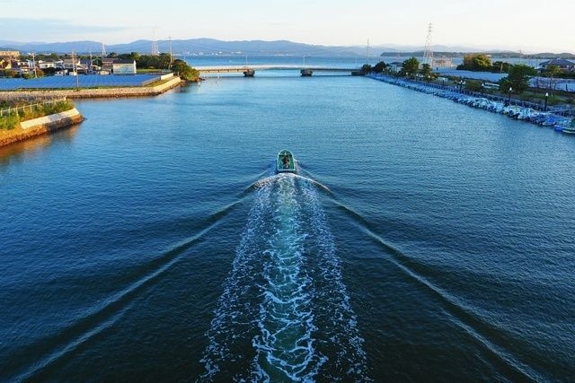 海湖館 湖上遊覧