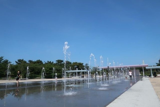 浜寺公園噴水スタート