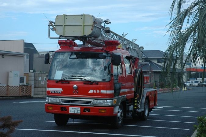 【無料】消防はしご車搭乗体験！【小山市】