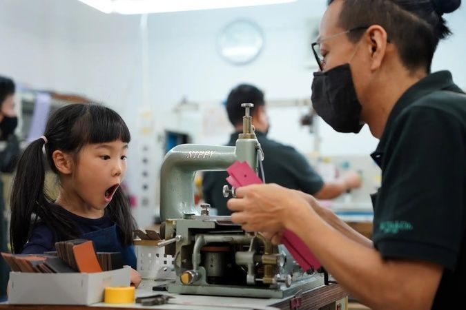 親子ランドセル職人体験会