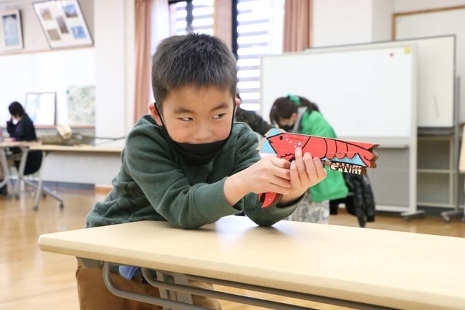 ザリガニ鉄砲づくり体験