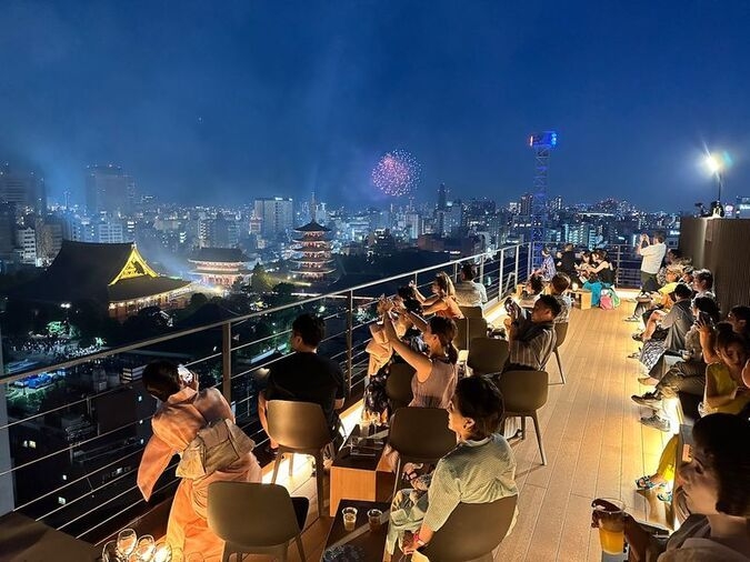 隅田川花火大会　ROOFTOP TERRACE PARTY