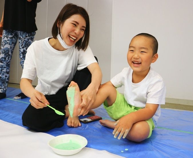 親子イベント~感触あそび~  “無制限あそび”/【大阪市福島区】